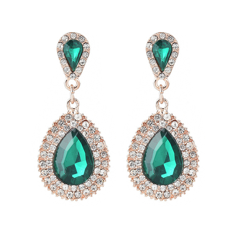 Women's Alloy Gemstone Earrings