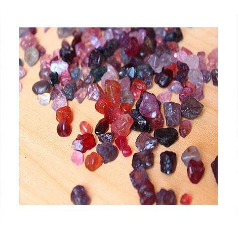 1 KG Dark Raw Burmese Spinels for Lapidary