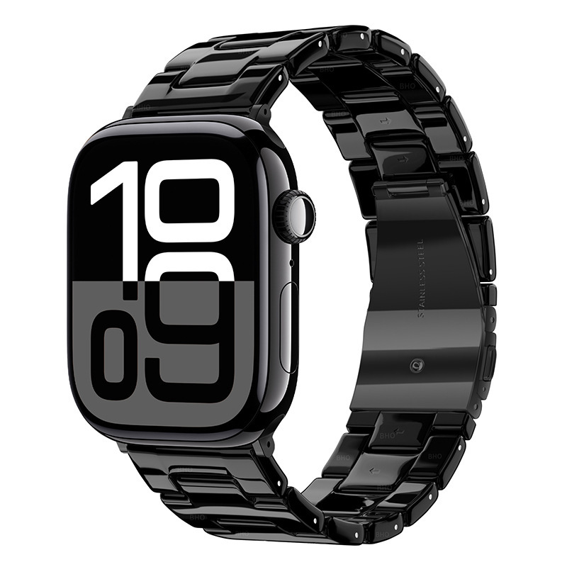 Resin Three-link Watch Strap Compatible With The Watch