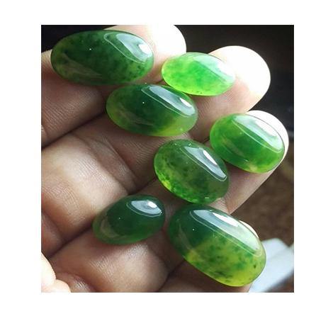 60ct Hydrogrossular garnet Cabochon Stones with idocrase inclusions