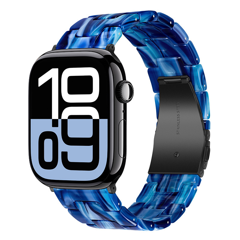 Resin Three-link Watch Strap Compatible With The Watch