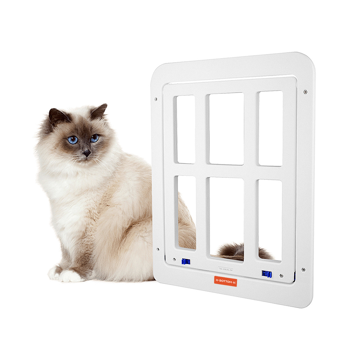 Screen Door Cat Flap Dog Door Free Entry And Exitgrid Pet Door